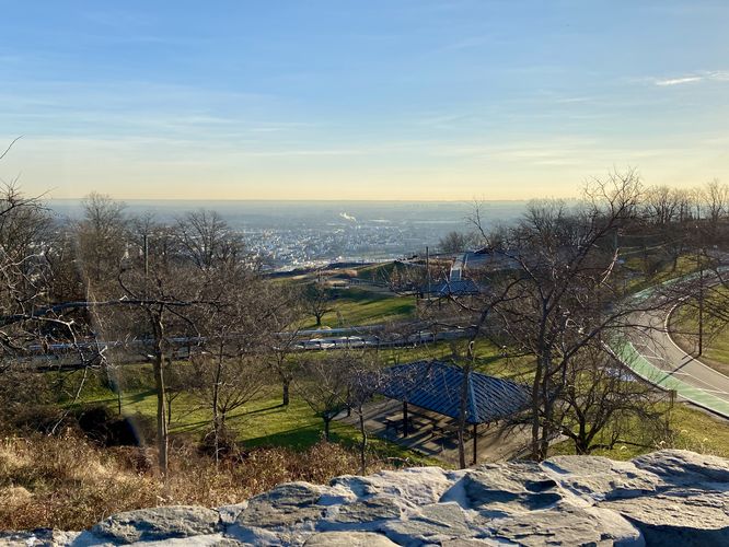View of Paterson, NJ from the Crow's Nest Overlook