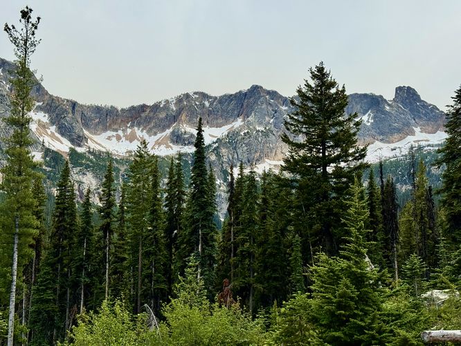 View of the Cutthroat Peak ridge