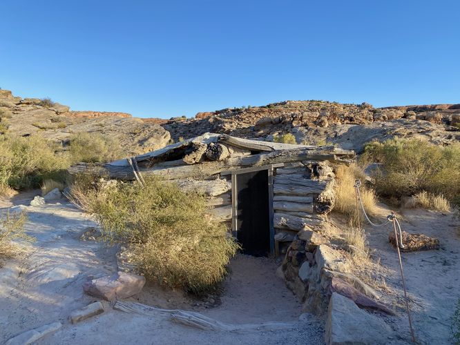 Wolfe Ranch storage hut (circa 1896)