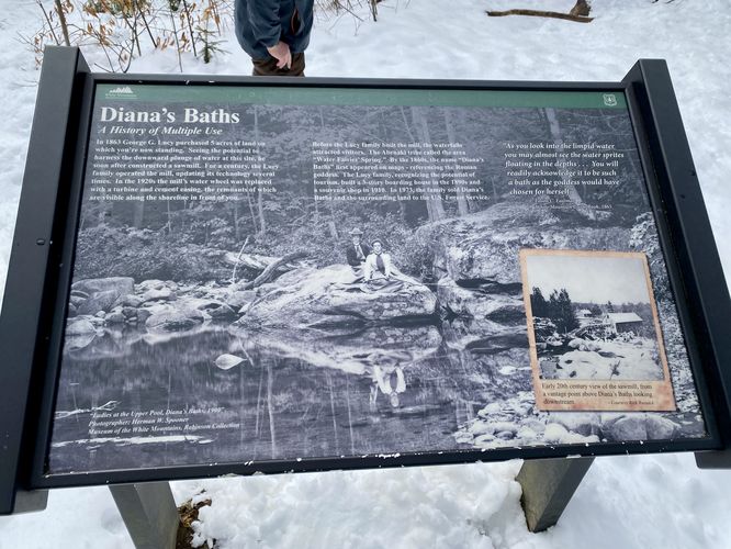 Diana's Baths historical information