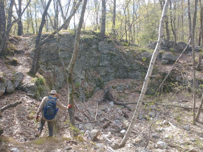 Could this be the mine? We aren't sure.