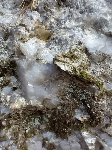 Example of some of the rocks we saw at what we guessed was the mine.