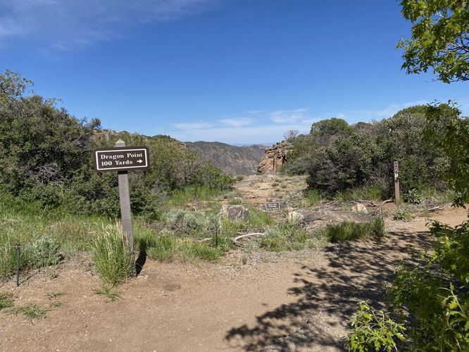 Deagon Point trailhead sign