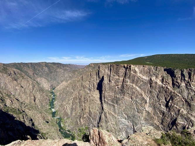 View of the Black Canyon and Painted Wall from Dragon Point