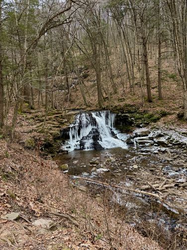 View of Dry Run Falls from above