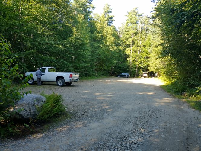 Lots of parking for hikers