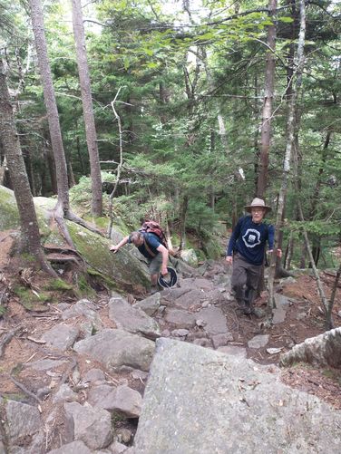 Lots of rocks scrambles
