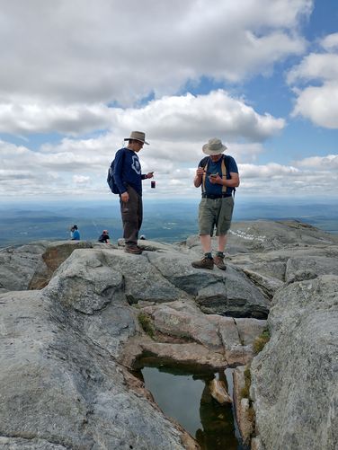 The rocky top of Mount Monadnock