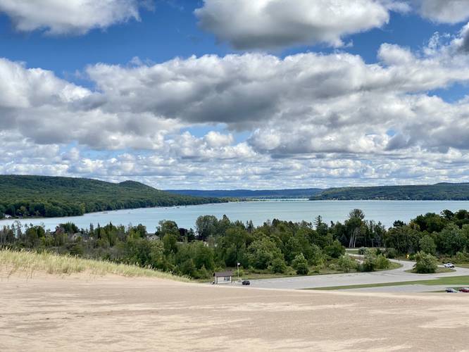 Views of Little Glen Lake from the Dune Climb