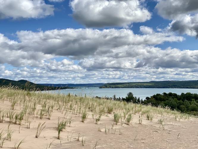 Views of Little Glen Lake from the Dune Climb