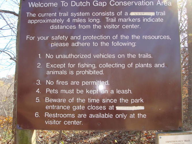 Picture 3 of Dutch Gap Hike 112208