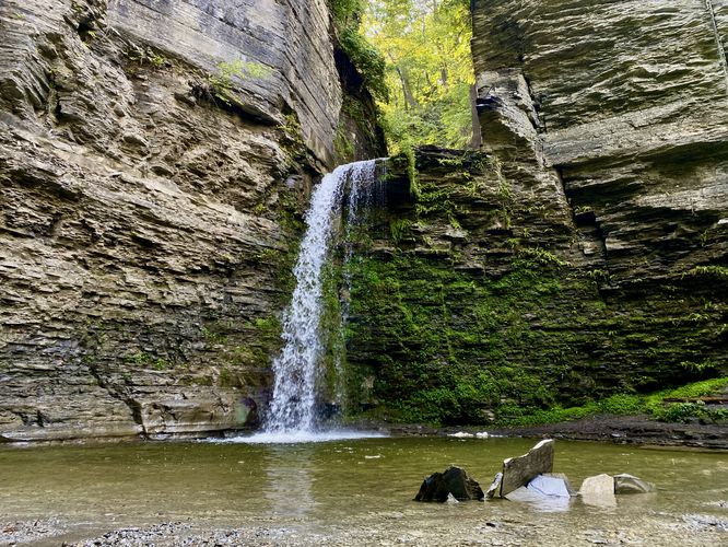 Eagle Cliff Falls in Montour Falls NY (approx. 30-feet tall)