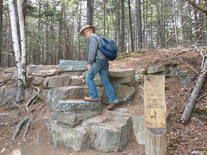 Up some Granite Steps to start