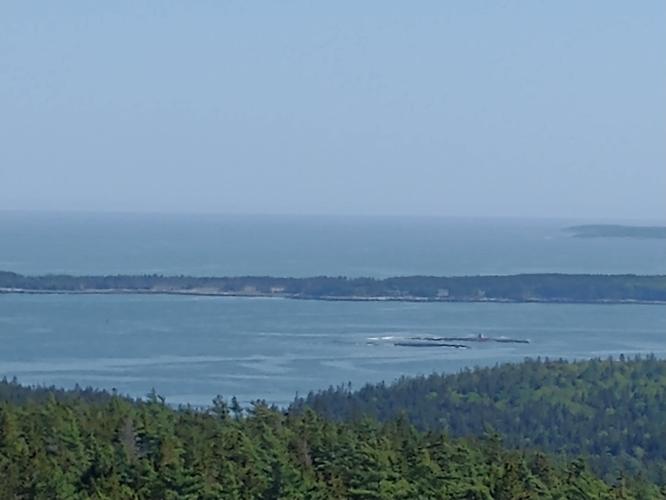 Zooming in the see the islands in the distance 
