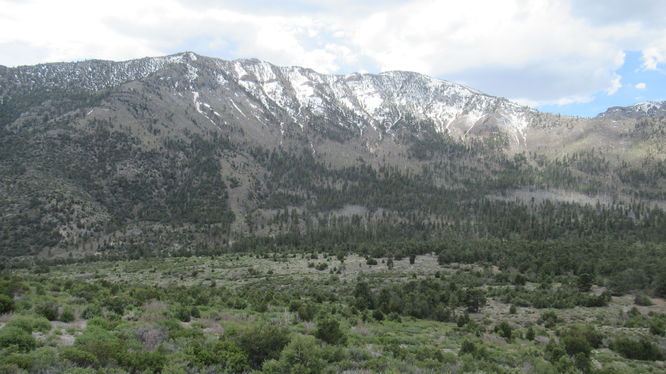 View from the switchbacks