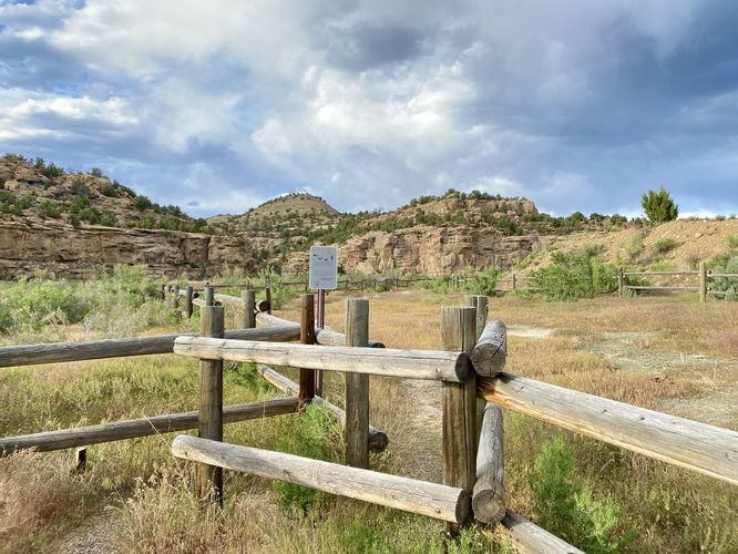 East Four Mile Interpretive Site trailhead