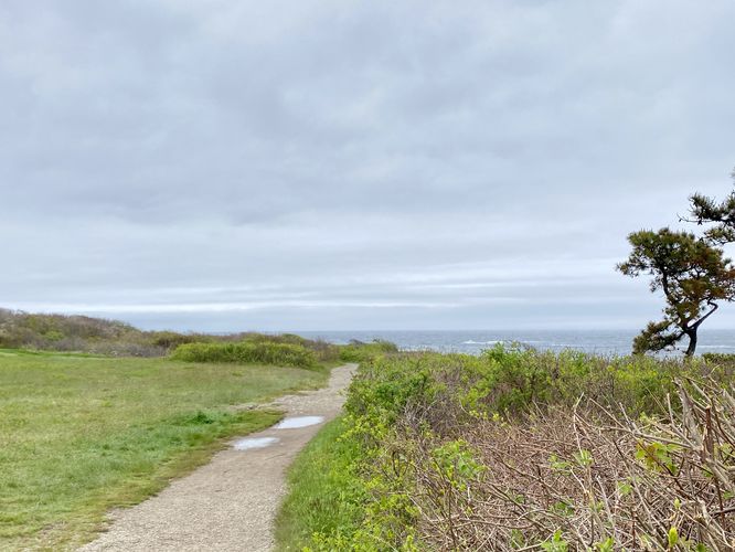 Hiking along East Point