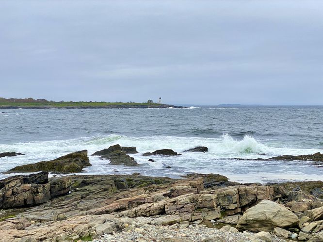 View of Wood Island Lighthouse