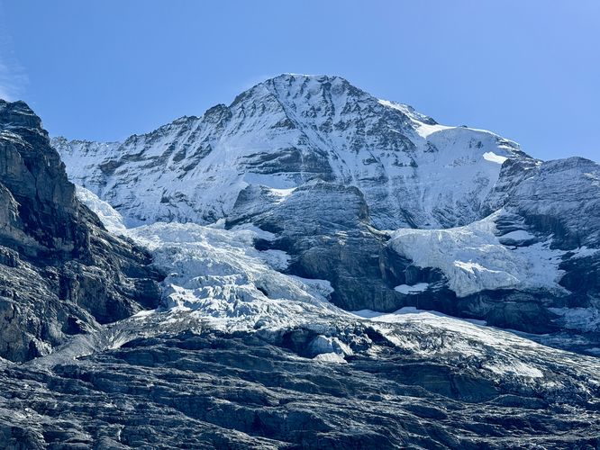 View of Eigergletscher (Eiger Glacier)