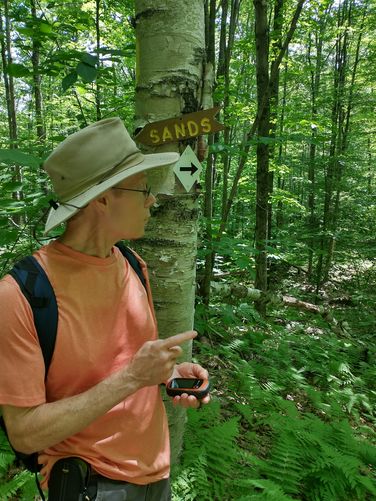 Junction of Sands and McIntire Trails