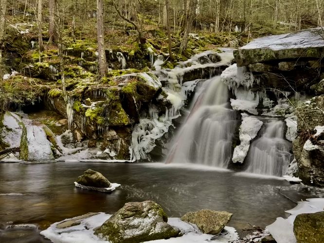 Lower Enders Falls, approx. 20-feet tall