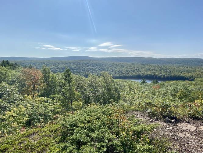 View of the Porcupine Mountains from the Escarpment Trail