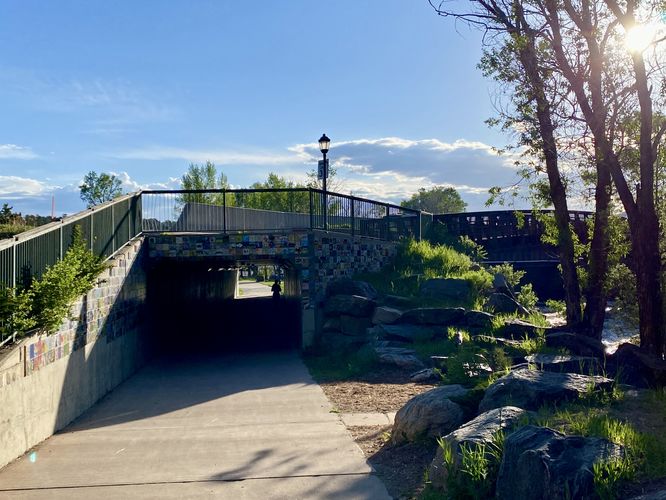 Trail tunnel - continues to the Lake Estes Trail