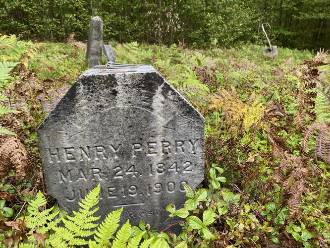 Headstone, died June 19, 1900