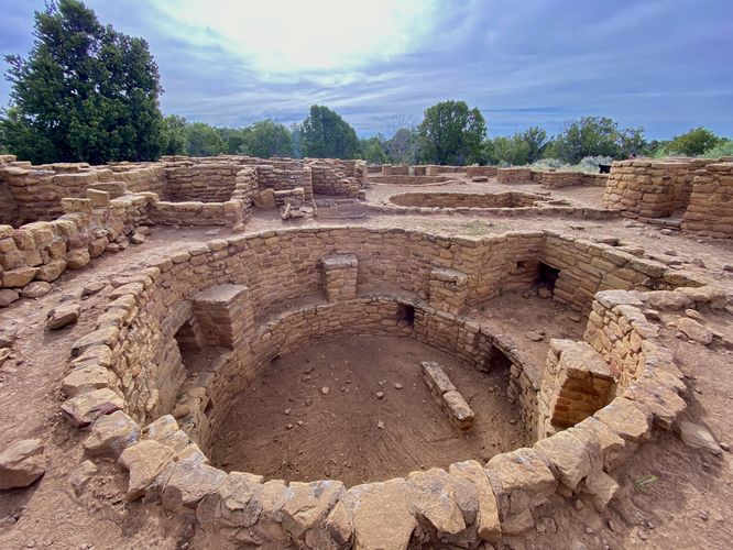 Kiva inside the Coyote Village