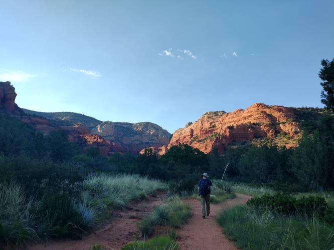 Gorgeous views of the Red Rocks in the changing light of dusk