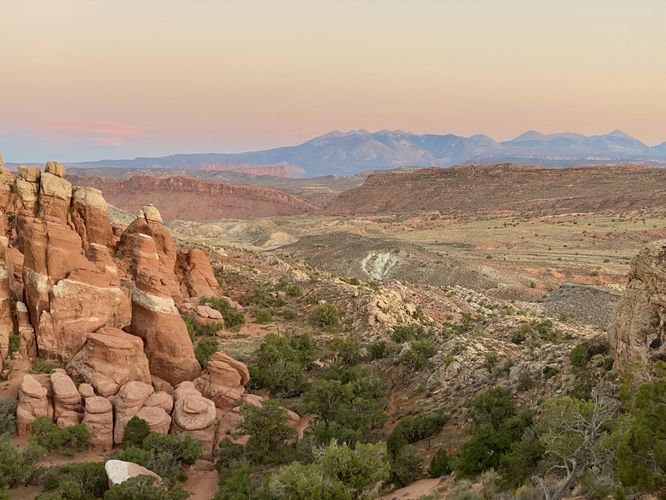 Vista at the Fiery Furnace Viewpoint