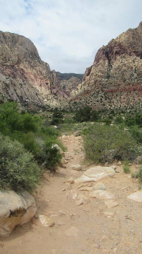 Trail turnaround area