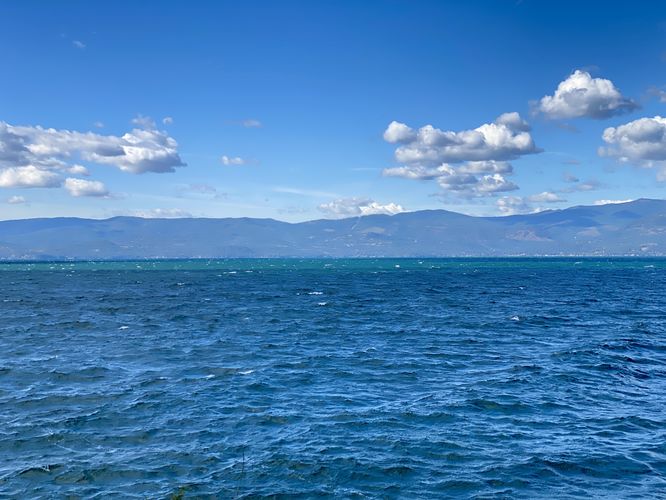 Turquoise waters of Flathead Lake