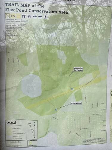 Flax Pond Conservation Area map