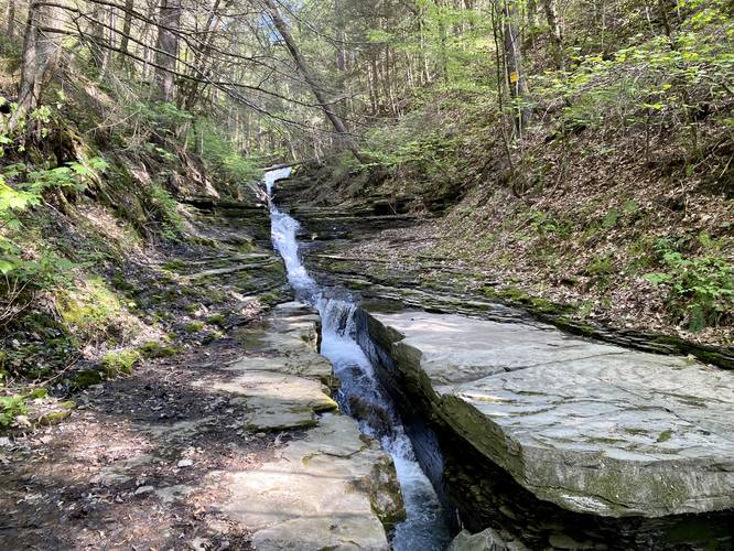 Flume Gulley Falls (multi-tiered)