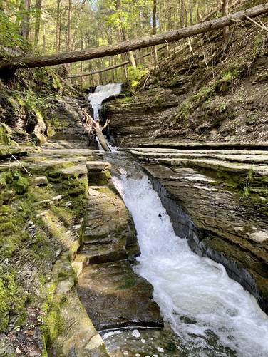 Flume Gulley Falls (multi-tiered)