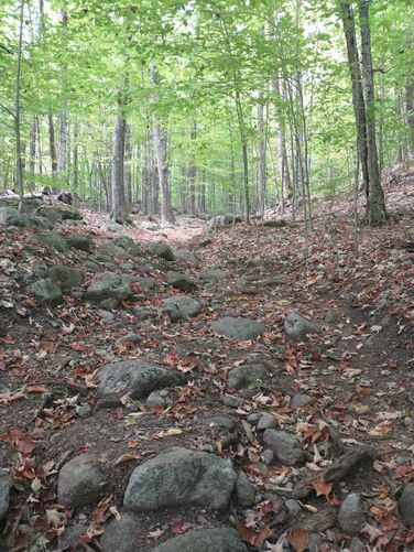 Rocky ascent