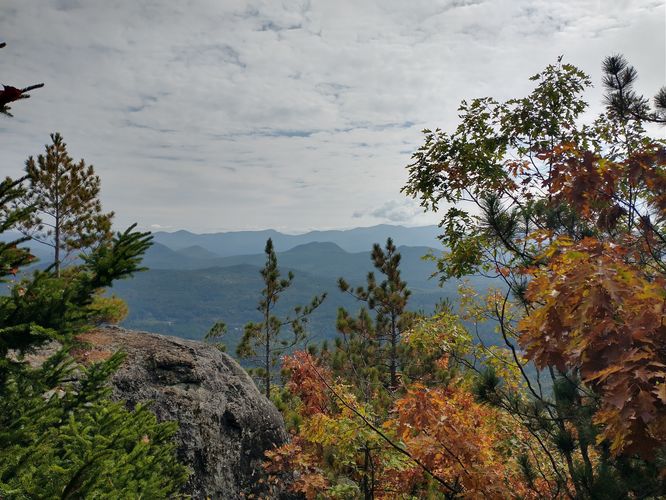 Views from the trail of the Adirondack Mountains 