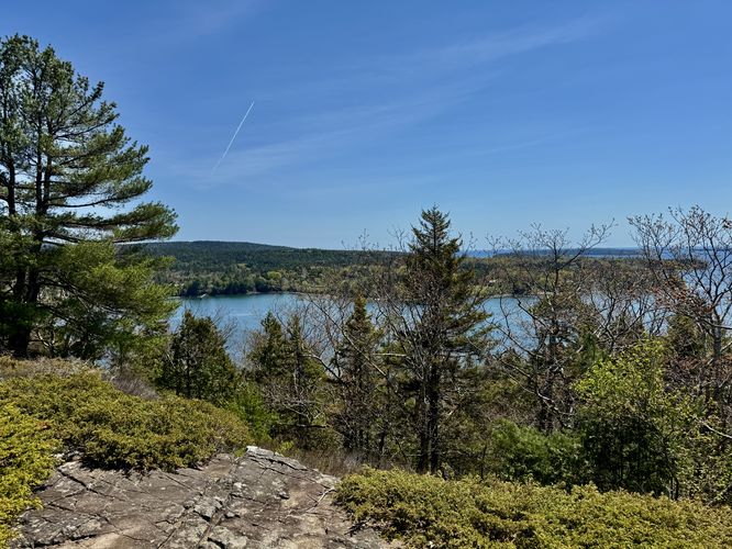 View of The Narrows (channel) along Somes Sound