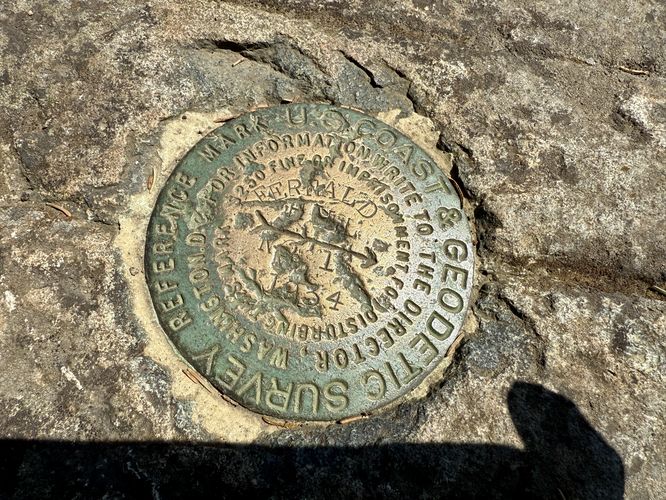 2nd summit / survey marker