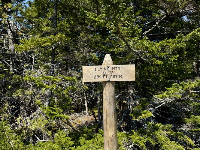Summit of Flying Mountain (284-feet)
