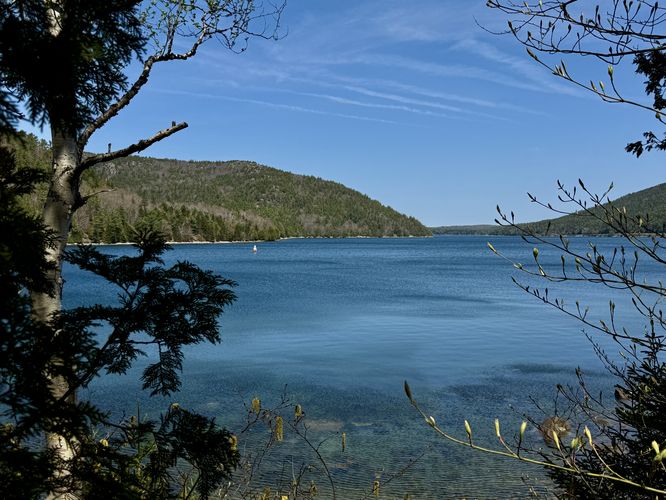 View of Valley Cove from the trail