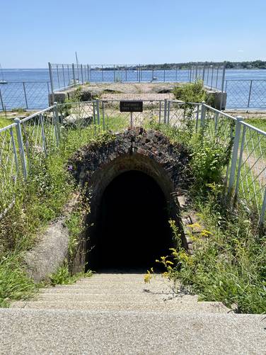 Caponier tunnel entrance