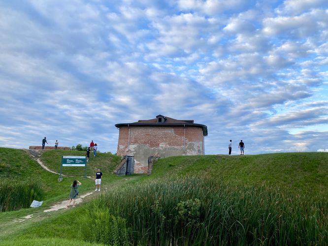 Visitors at Fort Mississauga