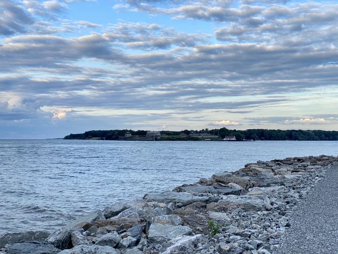 View of Old Fort Niagara from Fort Mississauga