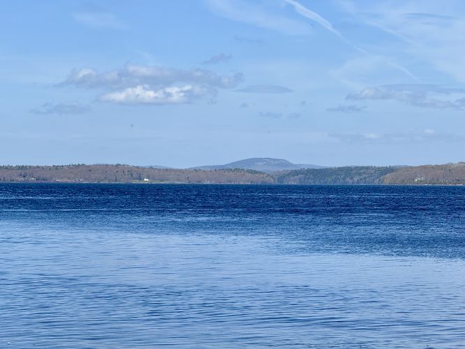 View of Cadillac Mountain in the distance