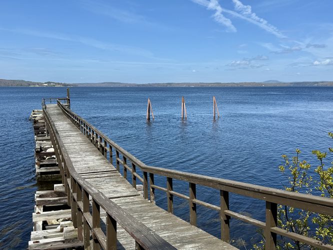View from the dock (closed May 2025)