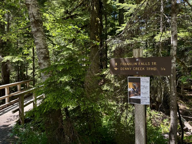 Franklin Falls Hike - Franklin Falls Trail album