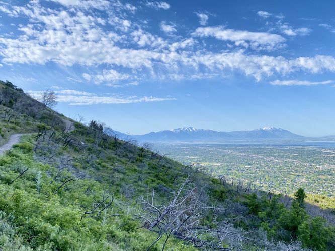 South-facing view from the G Monument Trail