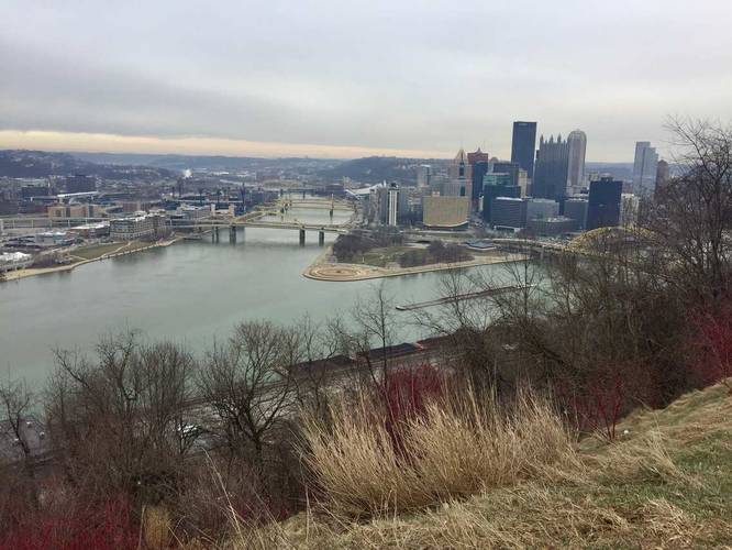 View of Downtown Pittsburgh March 2018
